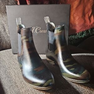 J. Crew Women's Camouflage Ankle Booties